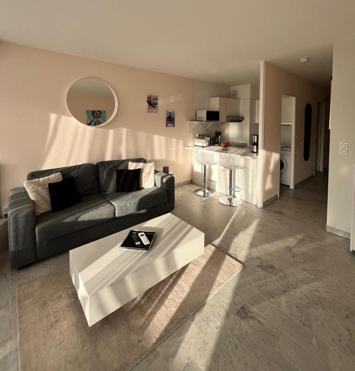 Grand Studio Localisation Ideale Antibes Exterior foto