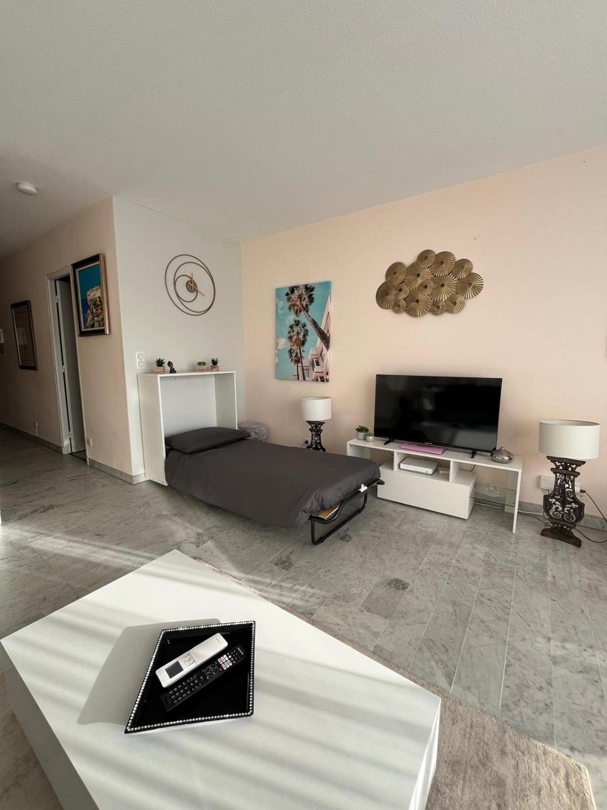 Grand Studio Localisation Ideale Antibes Exterior foto